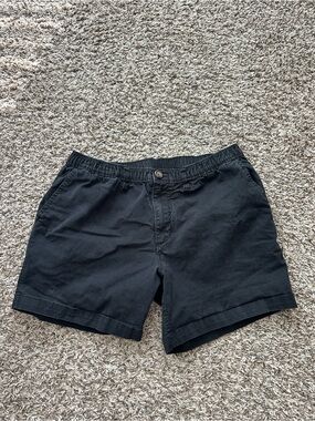 chubbies Black Flat Front Men's Shorts